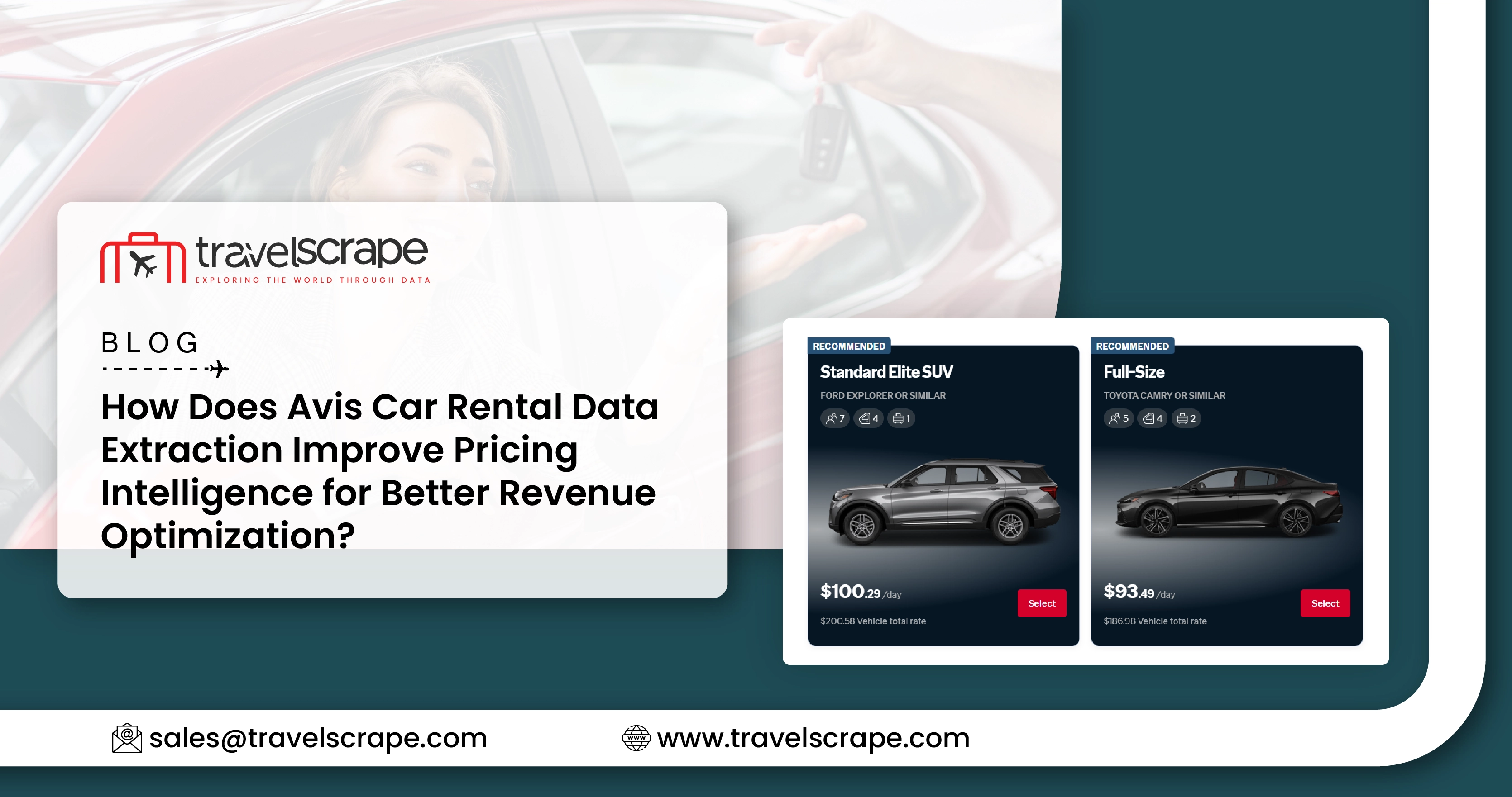 Avis Car Rental Data Extraction